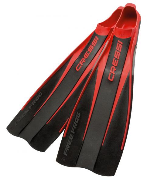 Ласты CRESSI FREEFROG, черно/красные, р-р 37/38