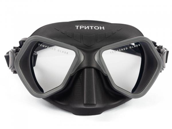 Маска SCUBA BROTHERS TRITON BLACK/GRAY